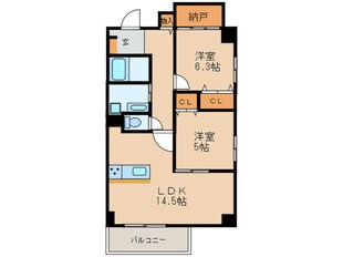 フォレストスクエア香呑の物件間取画像